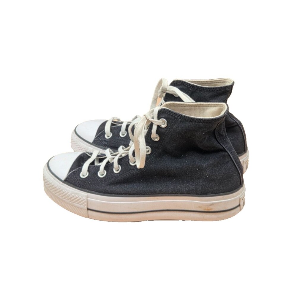 Size 9 - Converse Chuck Taylor All Star Lift High Black White W